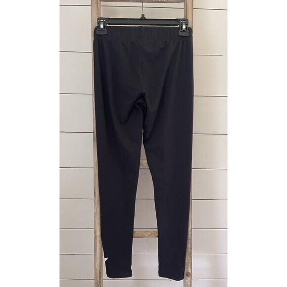 GYMSHARK BLACK JERSEY Athletic Leggings Casual Pants Size Small - Picture 2 of 6